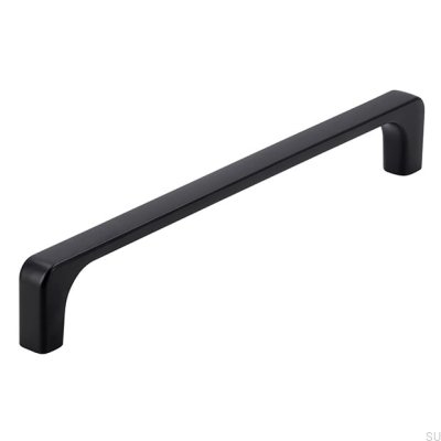 Avlångt möbelhandtag 2563 160 Metall Svart Matt