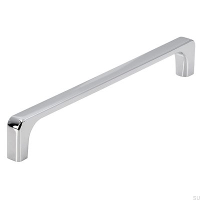 Avlångt möbelhandtag 2563 160 Polerat Silver