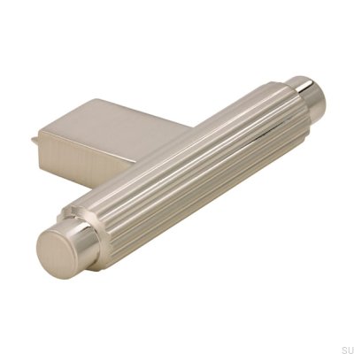T-Bar 2594 möbelknopp i borstat silver