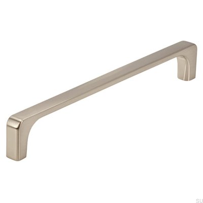 Avlångt möbelhandtag 2563 160 Borstat silver