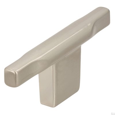 T-Bar 2524 möbelknopp i borstat silver