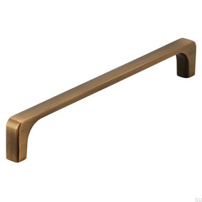 Avlångt möbelhandtag 2563 160 Borstad Guld Metall