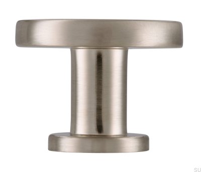 Möbelknopp 2505 30 Borstad Silver