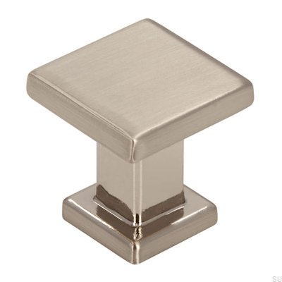 Möbelknopp 2506 Borstad Silver