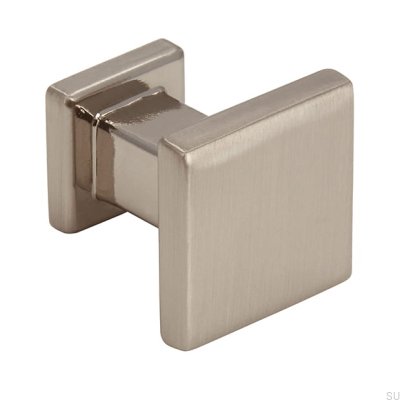 Möbelknopp 2506 Borstad Silver
