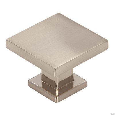 Möbelknopp 2506 30 Borstad Silver