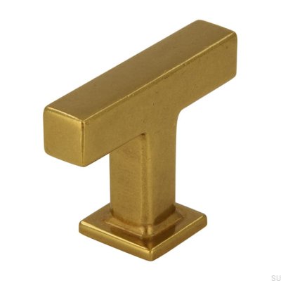 T-Bar 2520 antikguld möbelknopp
