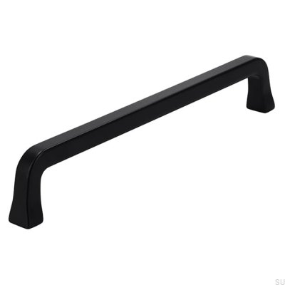 Avlångt möbelhandtag 2525 160 Metall Svart Matt