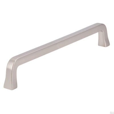 Avlångt möbelhandtag 2525 160 Borstad Silver