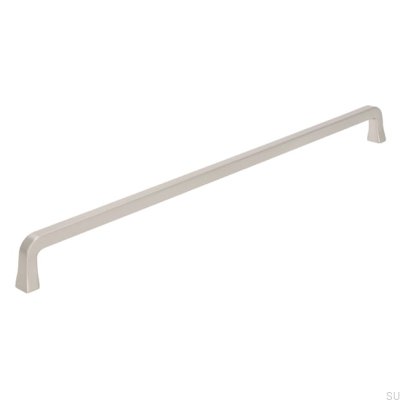 Avlångt möbelhandtag 2525 320 Borstat silver