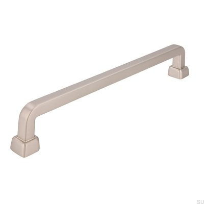 Avlångt möbelhandtag 2536 160 Borstad Silver