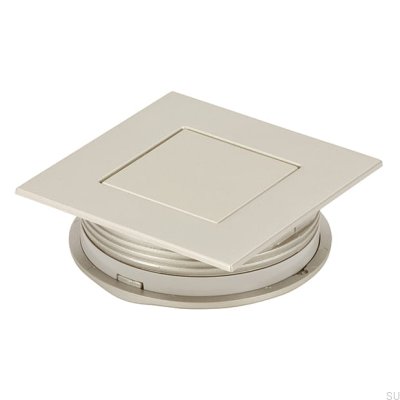 Infällt möbelhandtag 1031 48 Plast Silver