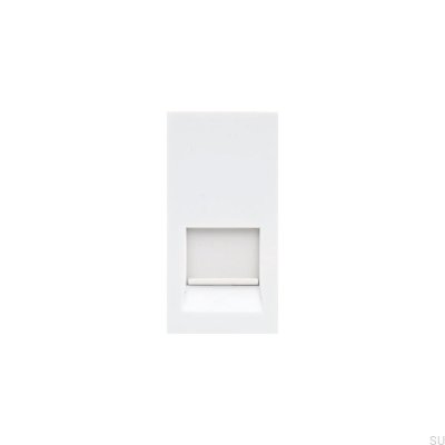 BT Master Socket Module för Euro Plate Vit Brittisk Standard