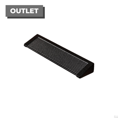 Avlångt möbelhandtag Backk 96 Metallsvart
