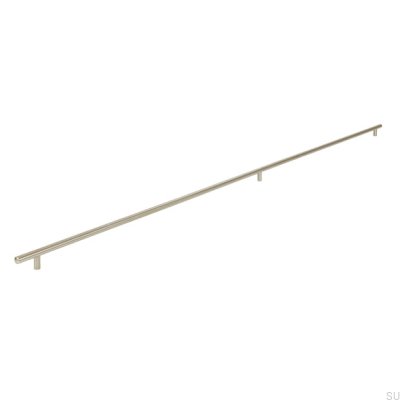 Avlångt möbelhandtag 885 684 Silver, Förnicklad