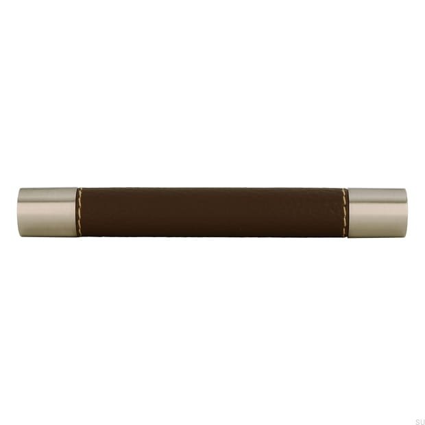 H170-150LS7ZN21--Uchwyt-meblowy-podłużny-H170-128-Metalowy-z-Brązową-Skórą-Siro-Skandynawskie-Uchwyty_2