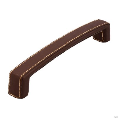 Längsgående möbelhandtag SM8059I 176 Brunt läder