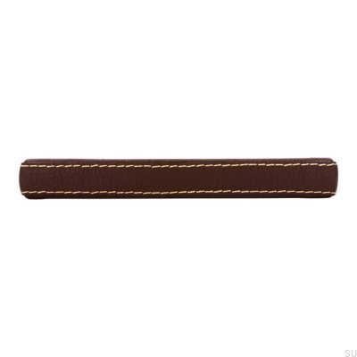 Längsgående möbelhandtag SM8059I 176 Brunt läder