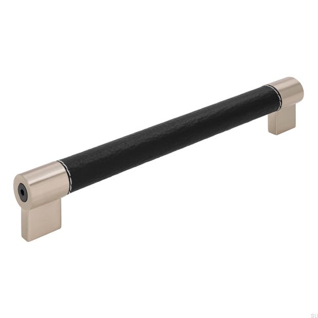 H170-150LS7ZN21--Uchwyt-meblowy-podłużny-H170-192-Metalowy-z-Czarną-Skórą-Siro-Skandynawskie-Uchwyty_1
