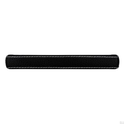 Längsgående möbelhandtag SM8059I 176 Läder Svart
