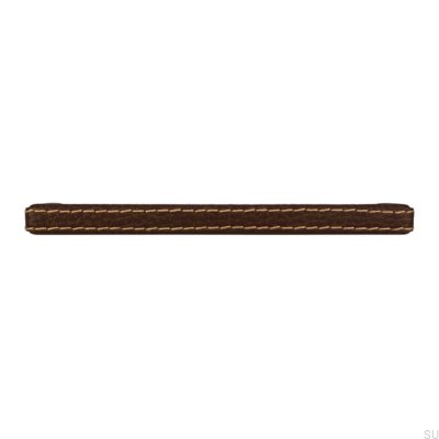 Längsgående möbelhandtag SM8137I 128 Brunt läder