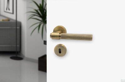 Helix 200 dörrhandtag Metall Antik brons Modulärt lås