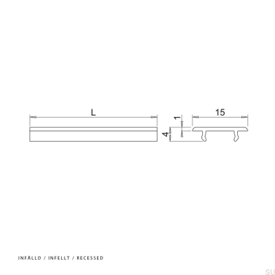 Nexus 2000 infälld LED-diffusor