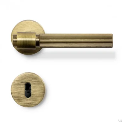 Helix Stripe 200 Dörrhandtag Antikt brons modulärt lås