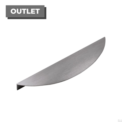 Edge Bow 350 Möbelhandtag i silverkant