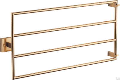 Badrumsradiator TW400-800 Mässing Polerad Omålad