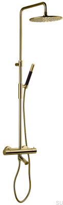TVM2200-150 Duschset i mässing, honungsguld