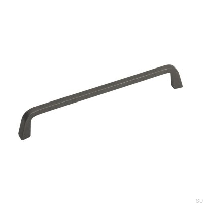 Avlångt möbelhandtag Este 160 Metallgrå