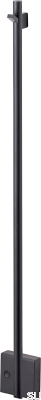 Badrumsradiator TW750-85 Mattsvart Stål