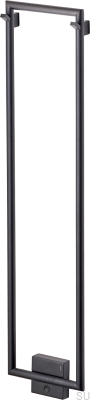 Badrumsradiator TW800-200 Mattsvart stål
