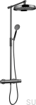 9426708--Zestaw prysznicowy ARM300-150 Mosiężny Czarny Chrom-Tapwell-Skandynawskie-Uchwyty_1