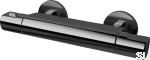 9424773--Bateria prysznicowa  ARM168-150 Mosiężny Czarny Chrom-Tapwell-Skandynawskie-Uchwyty_1