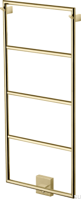Badrumsradiator TW800-400 Stål Honung Guld PVD