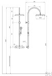 9423041--Zestaw prysznicowy ARM7300-150 Mosiężny Czarny Chrom-Tapwell-Skandynawskie-Uchwyty_2