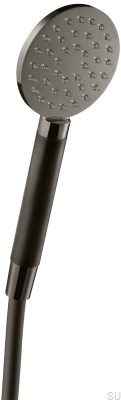 Duschmunstycke ZDOC095 Mässing Svart Krom med Svart