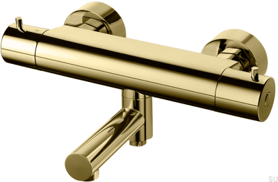 Termostatisk bad- och duschblandare EVM022-150 Honey Gold Brass