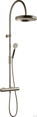 ARM7300-150 duschset, borstad nickelpläterad mässing 