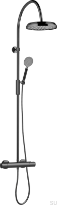 ARM5300-150 Duschset i mässingsvart krom
