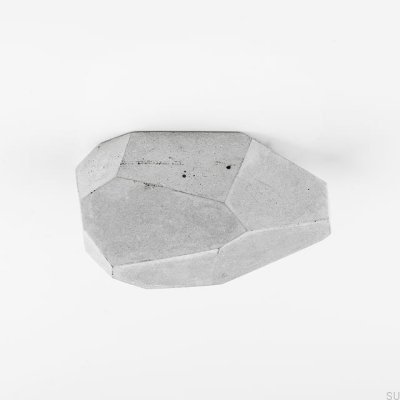 Möbelknopp Rocky 68 Grå Arkitektonisk betong