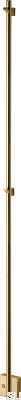 Badrumsradiator TW1500-85 Polerad mässing Omålad