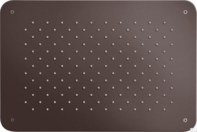 Rektangulärt regnduschhuvud 370 x 250 ZSOF092 Mässingsbrun