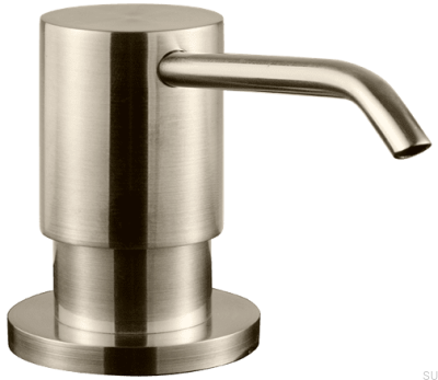 BI228 Tvåldispenser Borstad Nickel Mässing