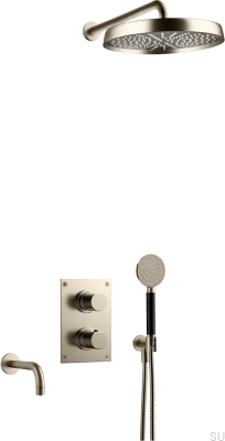 ARM7368 ED2 Duschset Borstad Nickel Mässing
