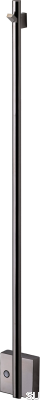 Badrumsradiator TW750-85 Stål Svart Krom PVD