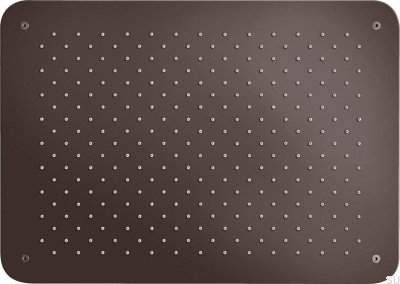 Rektangulärt regnduschhuvud 450 x 320 ZSOF093 Mässingsbrun