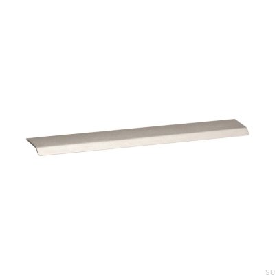 Curve 128 kant möbelhandtag, Aluminium Silver